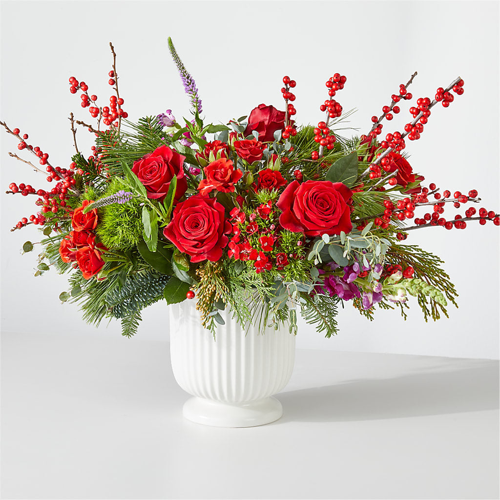 Big Red Bow Bouquet – SCOTT'S FLOWERS, Amarillo TX