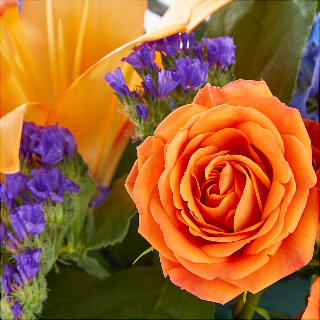 Radiant Citrus Box Bouquet – SCOTT'S FLOWERS, Amarillo TX