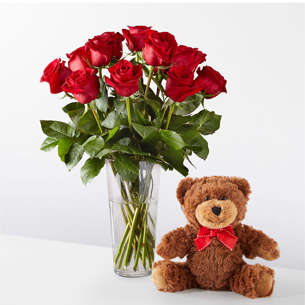Romantic Long Stem Red Rose Bouquet Bundles – SCOTT'S FLOWERS, Amarillo TX