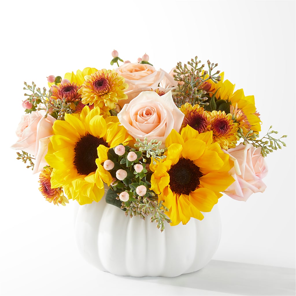 Pumpkin to Talk About Bouquet – SCOTT'S FLOWERS, Amarillo TX