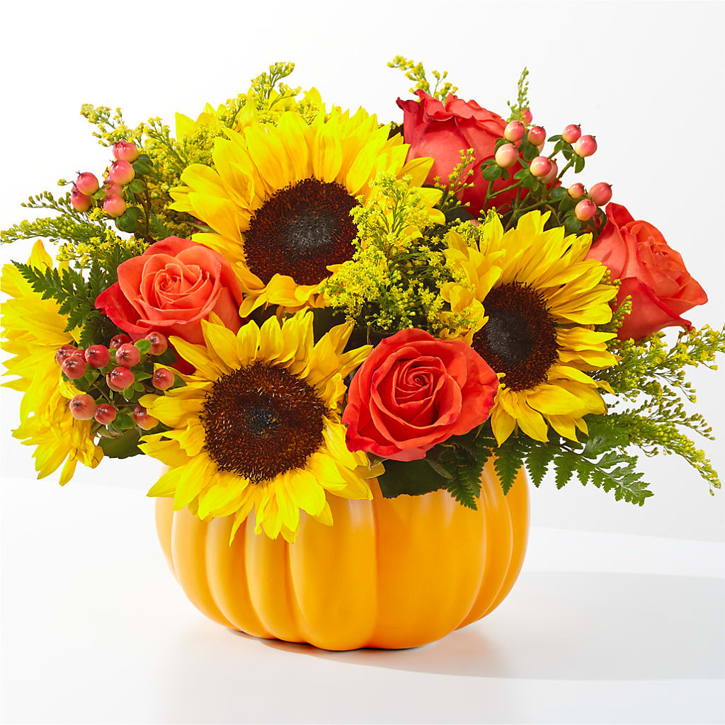 Pick of the Patch Pumpkin Bouquet – SCOTT'S FLOWERS, Amarillo TX