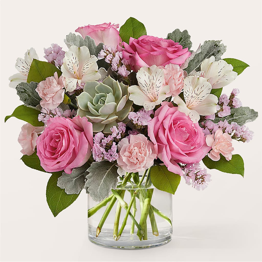 Dusty Rose Bouquet – SCOTT'S FLOWERS, Amarillo TX