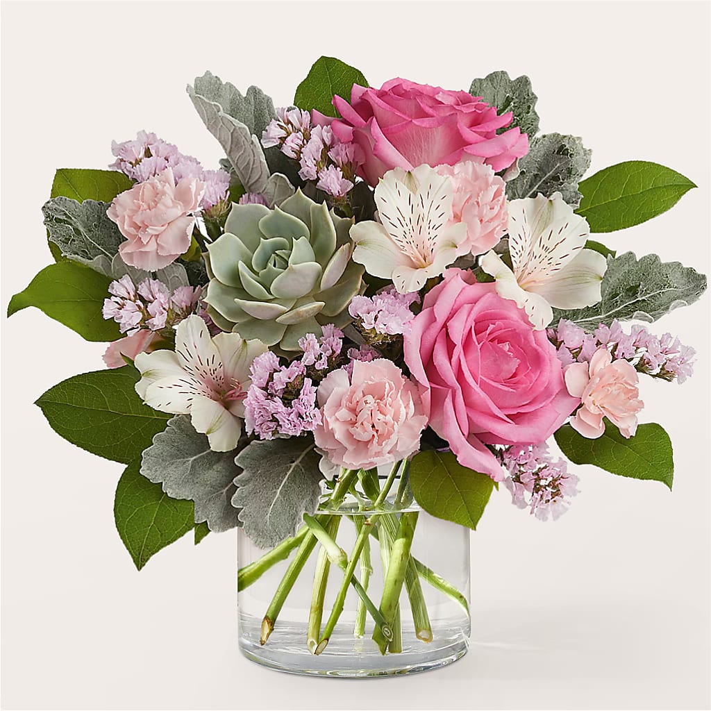 Dusty Rose Bouquet – SCOTT'S FLOWERS, Amarillo TX