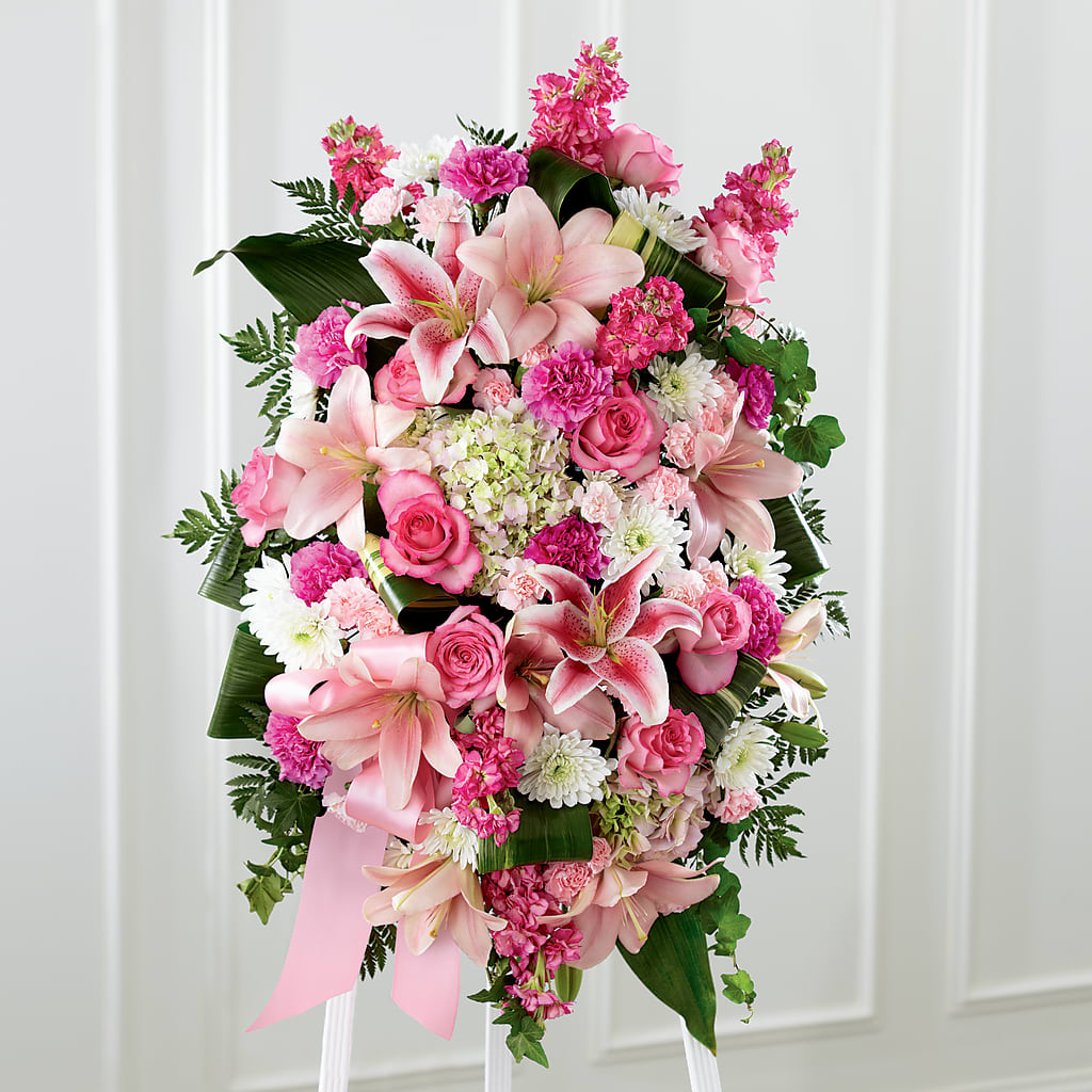 Comforting Standing Spray – SCOTT'S FLOWERS, Amarillo TX