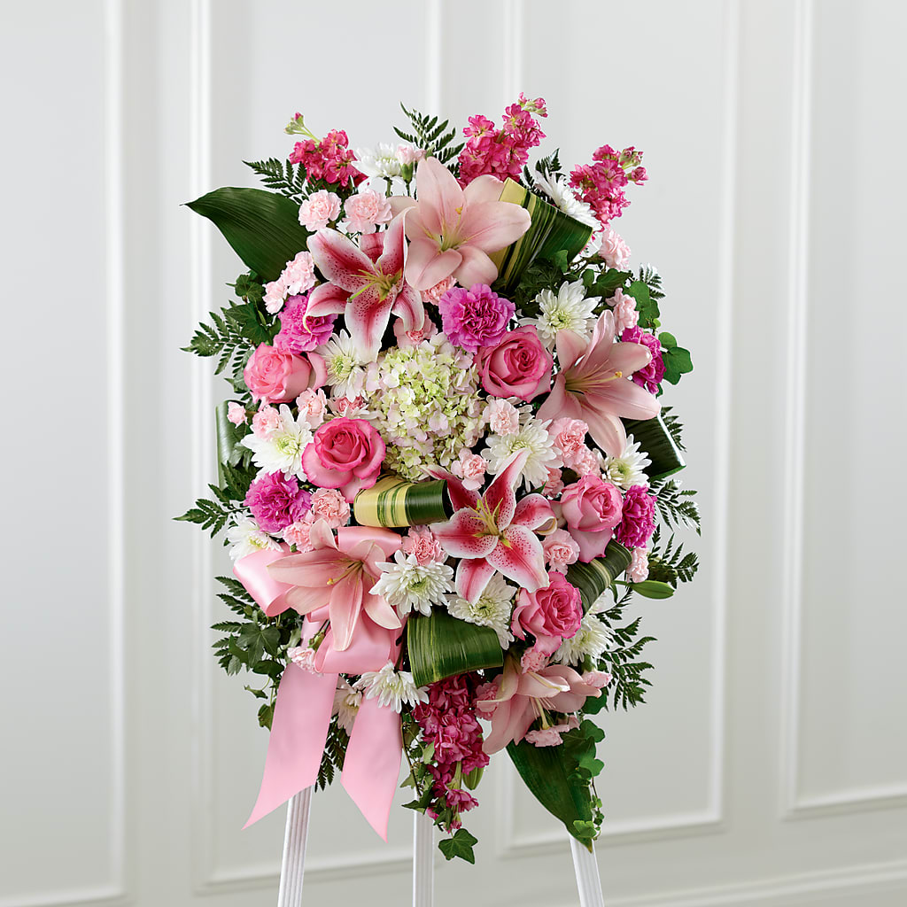 Comforting Standing Spray – SCOTT'S FLOWERS, Amarillo TX