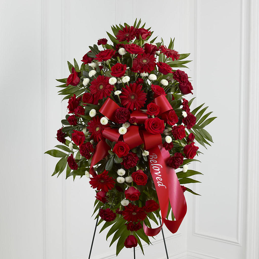 Treasured Memories Standing Spray – SCOTT'S FLOWERS, Amarillo TX