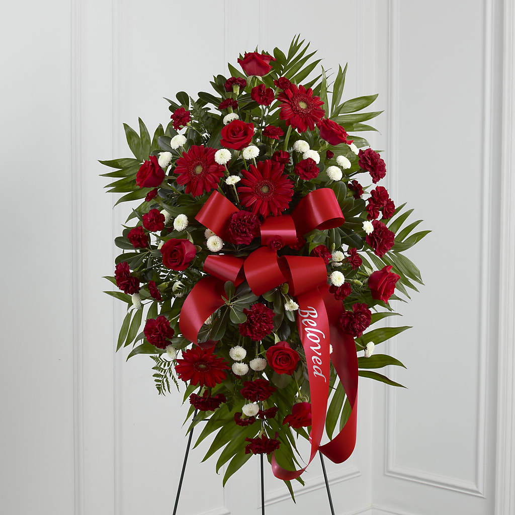 Treasured Memories Standing Spray – SCOTT'S FLOWERS, Amarillo TX