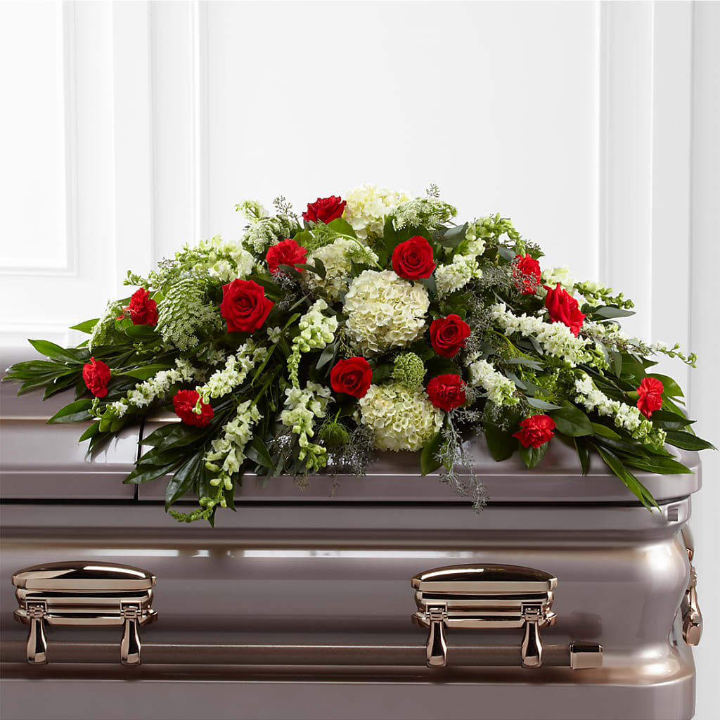 Sincerity Casket Spray – SCOTT'S FLOWERS, Amarillo TX