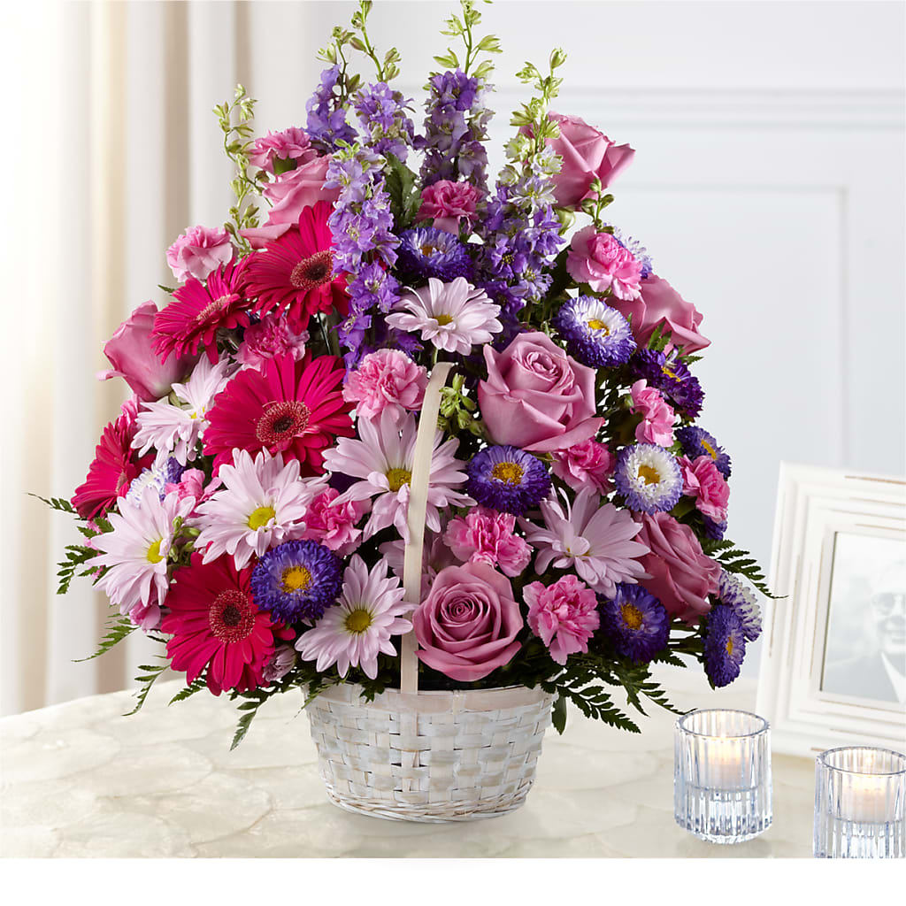 Pastel Peace Basket – SCOTT'S FLOWERS, Amarillo TX