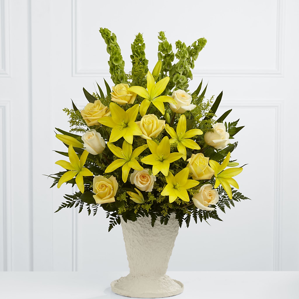 Golden Memories Arrangement – SCOTT'S FLOWERS, Amarillo TX