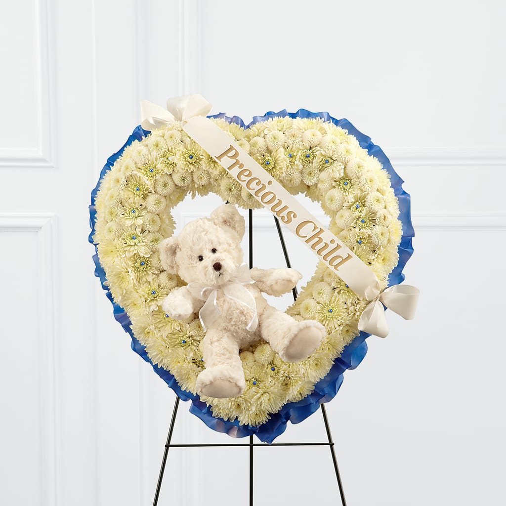 Precious Child Standing Heart – SCOTT'S FLOWERS, Amarillo TX