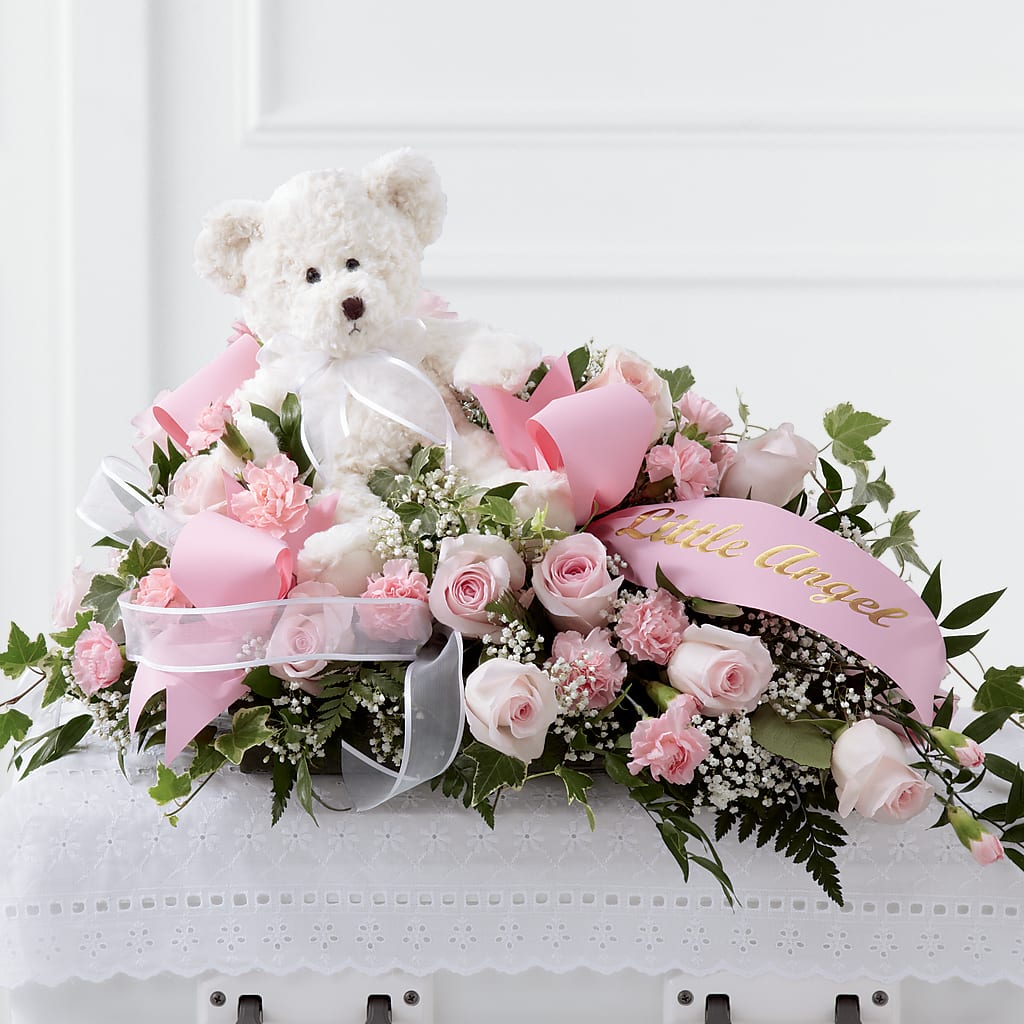 Touch of Sympathy Casket Spray – SCOTT'S FLOWERS, Amarillo TX