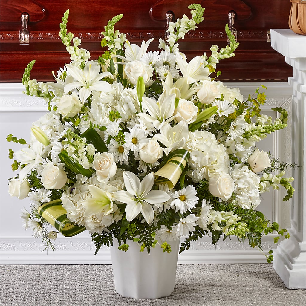 Thoughts of Tranquility Floor Basket – SCOTT'S FLOWERS, Amarillo TX