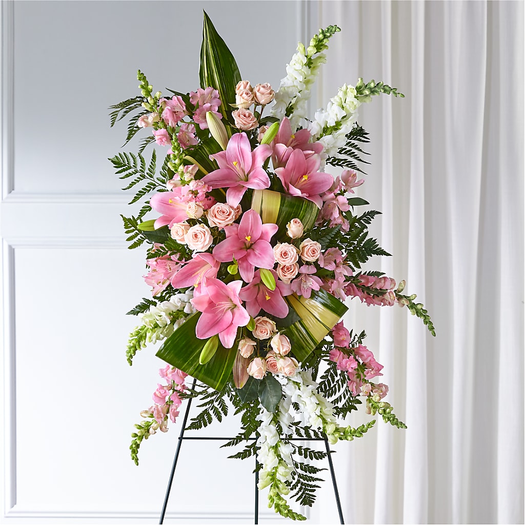 Elegant Embrace Standing Spray – SCOTT'S FLOWERS, Amarillo TX