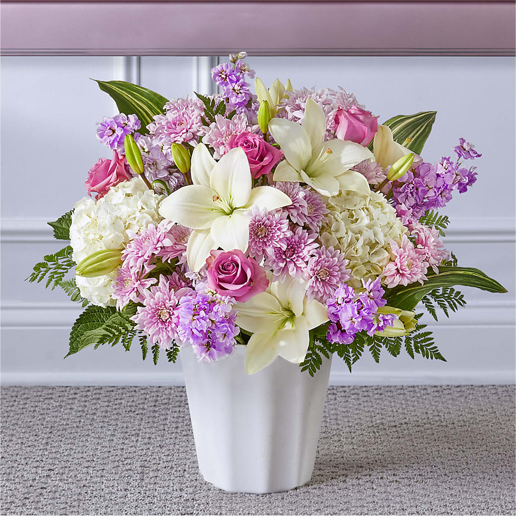 Heaven Sent Floor Basket – SCOTT'S FLOWERS, Amarillo TX