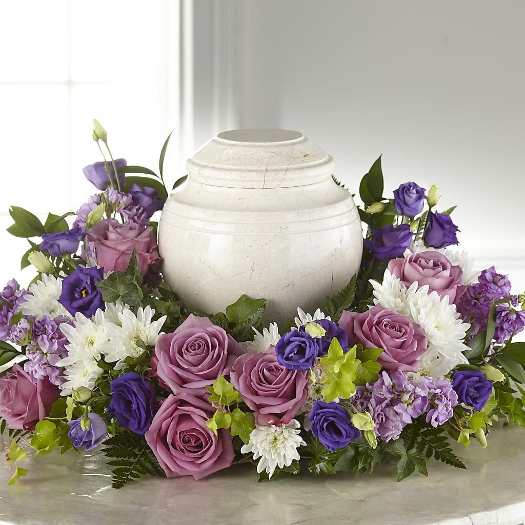 Blooming Sympathy Cremation Adornment – SCOTT'S FLOWERS, Amarillo TX