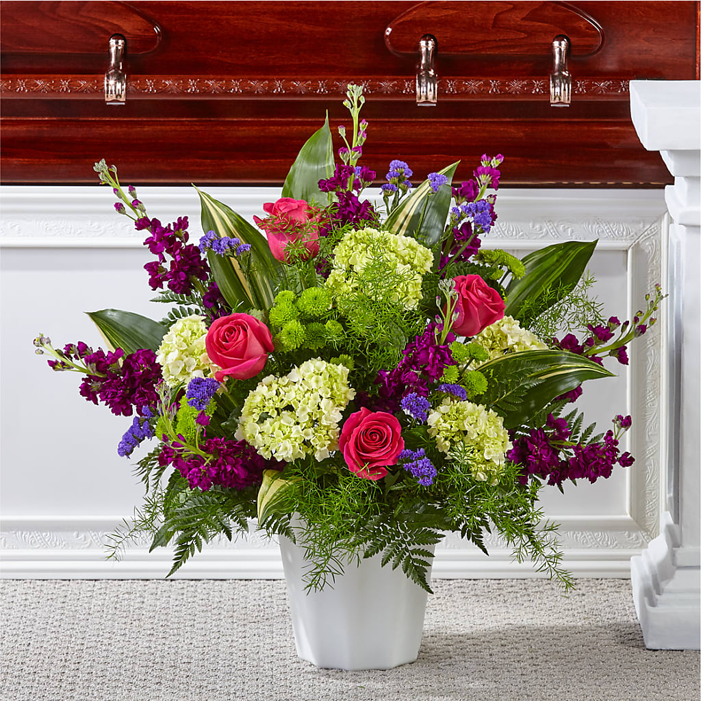 Beautiful Horizons Floor Basket – SCOTT'S FLOWERS, Amarillo TX
