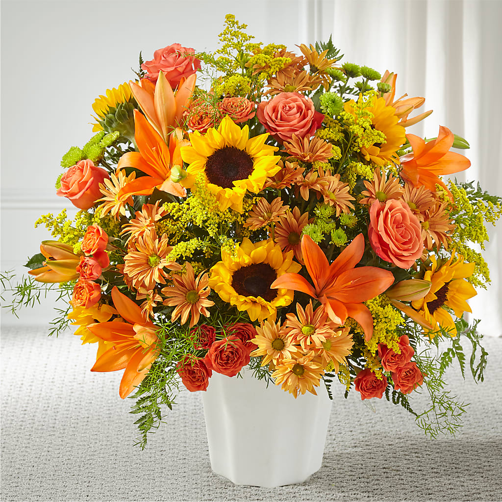 Harvest Thoughts Floor Basket – SCOTT'S FLOWERS, Amarillo TX
