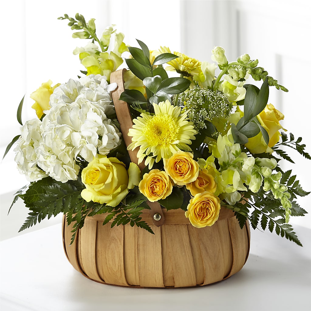 Rustic Remembrance Basket – SCOTT'S FLOWERS, Amarillo TX