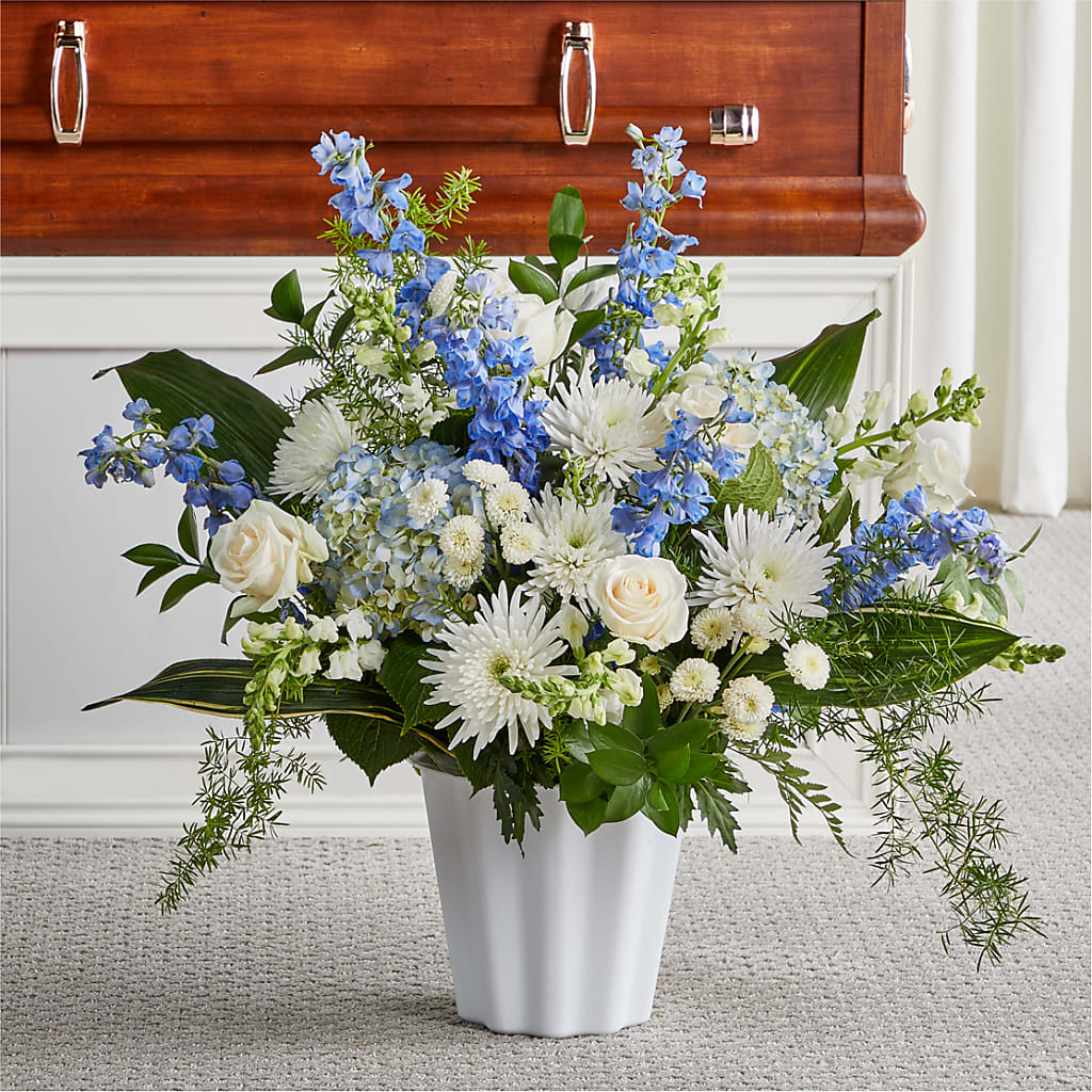 Everlasting Memories Floor Basket – SCOTT'S FLOWERS, Amarillo TX