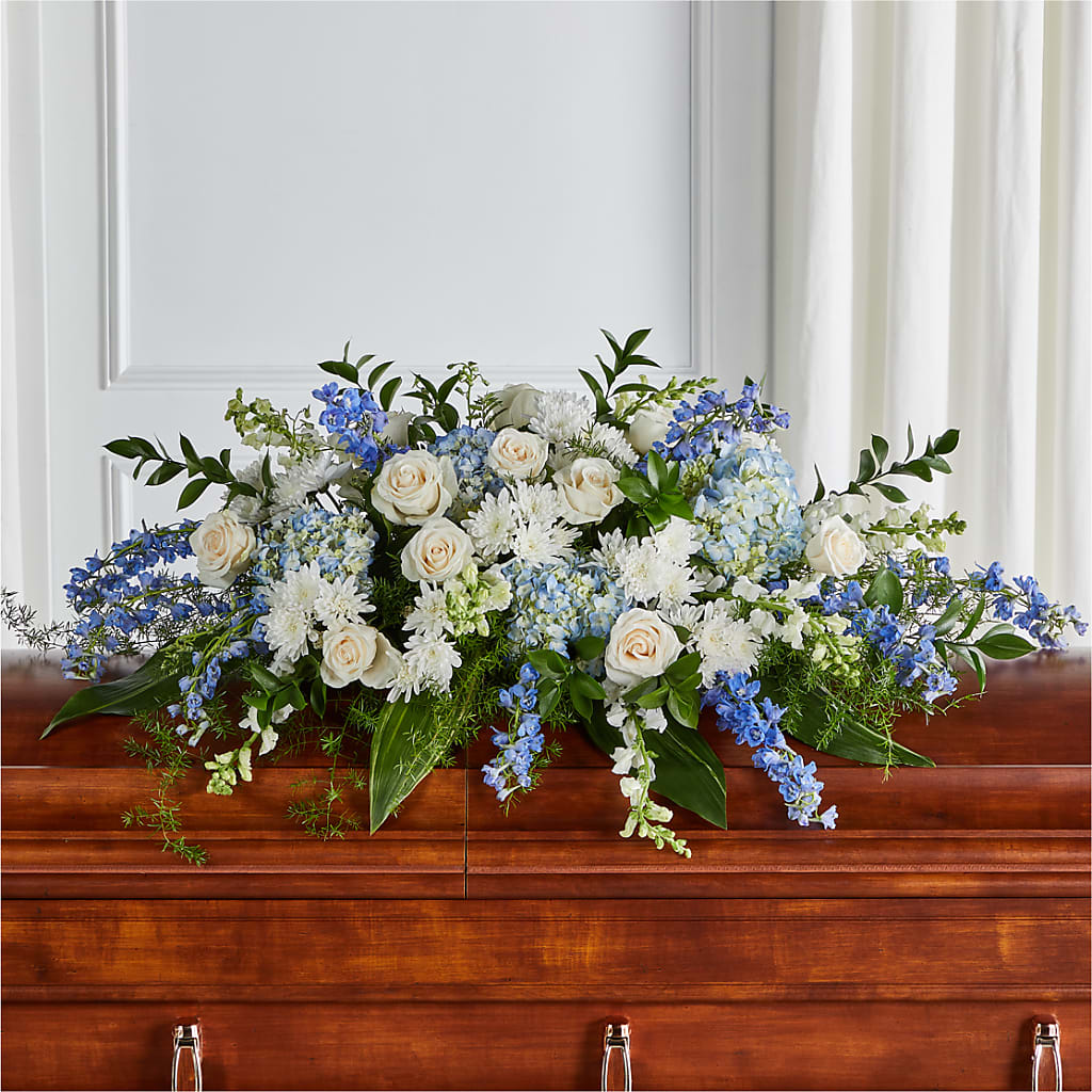 Timeless Essence Casket Spray – SCOTT'S FLOWERS, Amarillo TX