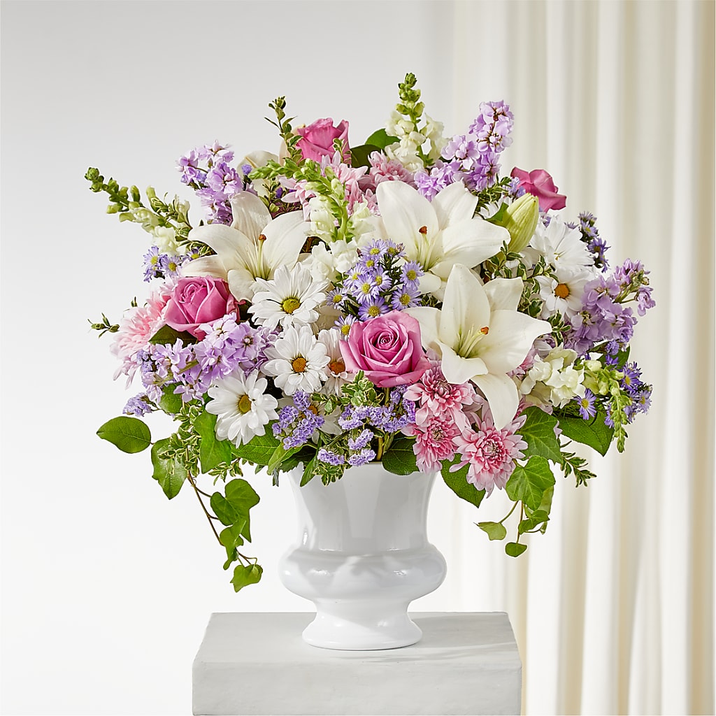 Remarkable Life Urn Arrangement – SCOTT'S FLOWERS, Amarillo TX
