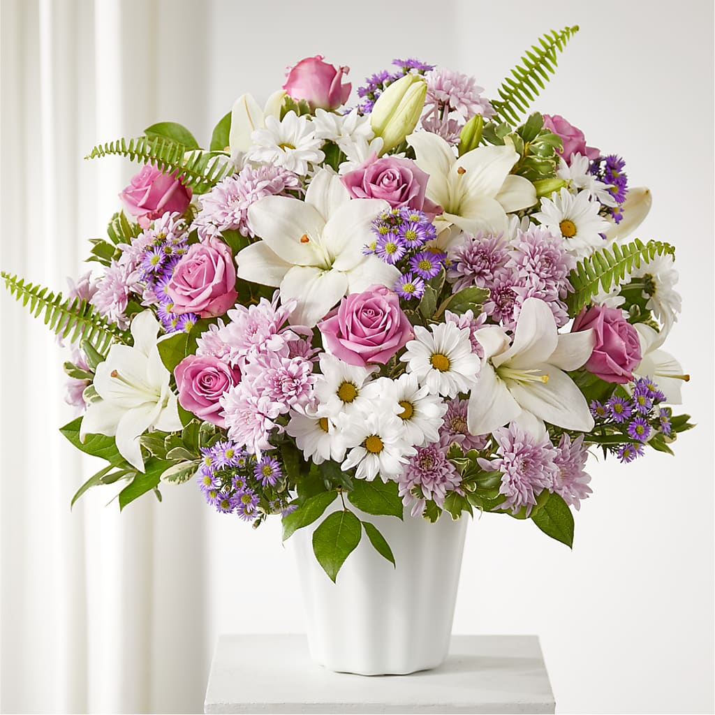 Warmest Thoughts Tabletop Basket – SCOTT'S FLOWERS, Amarillo TX