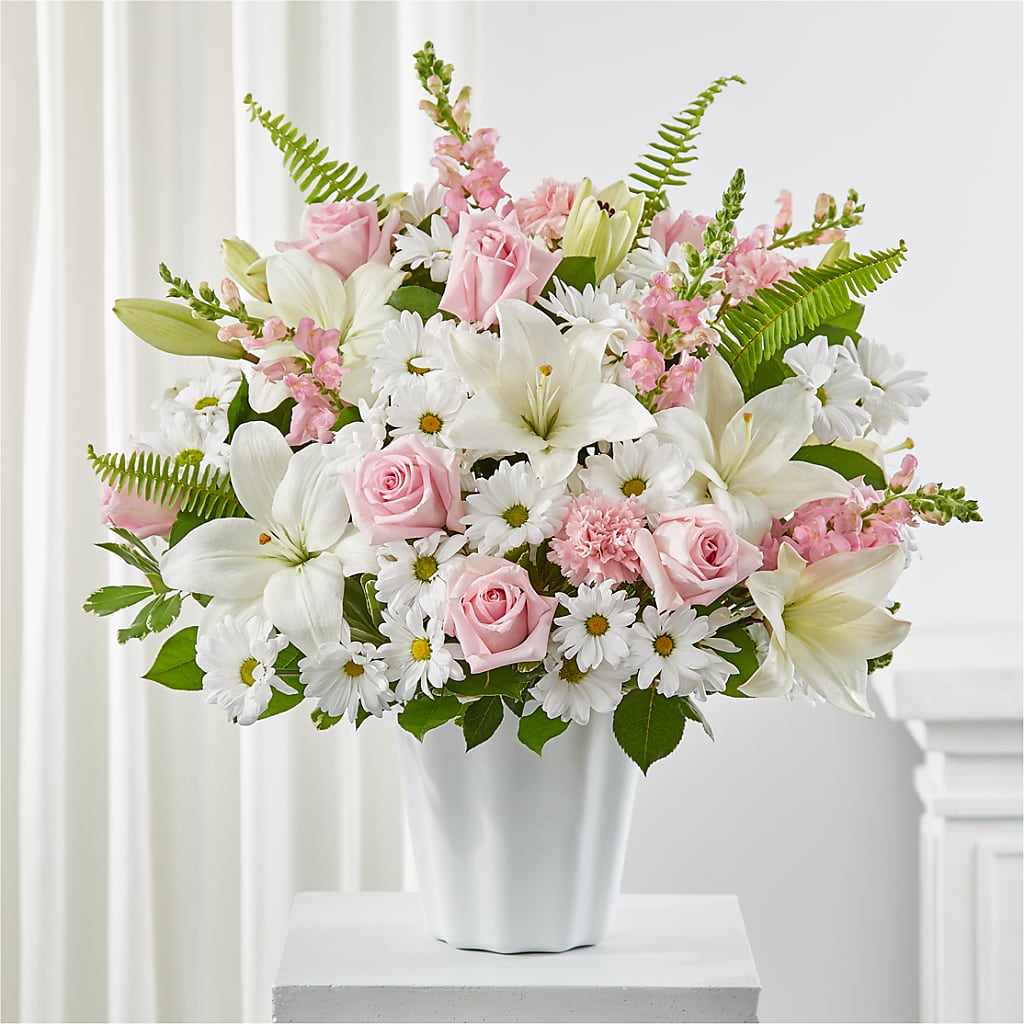 Soft Touch Tabletop Basket – SCOTT'S FLOWERS, Amarillo TX