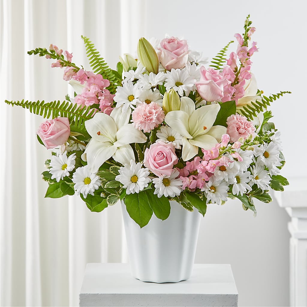 Soft Touch Tabletop Basket – SCOTT'S FLOWERS, Amarillo TX