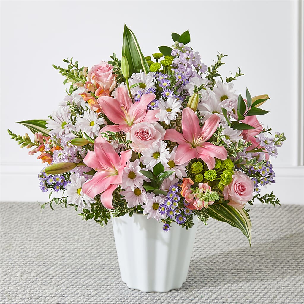Abundant Compassion Floor Basket – SCOTT'S FLOWERS, Amarillo TX