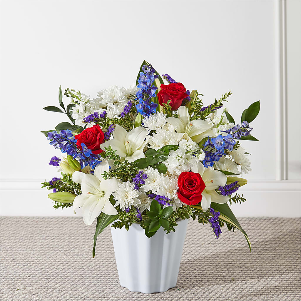 Consoled Floor Basket – SCOTT'S FLOWERS, Amarillo TX