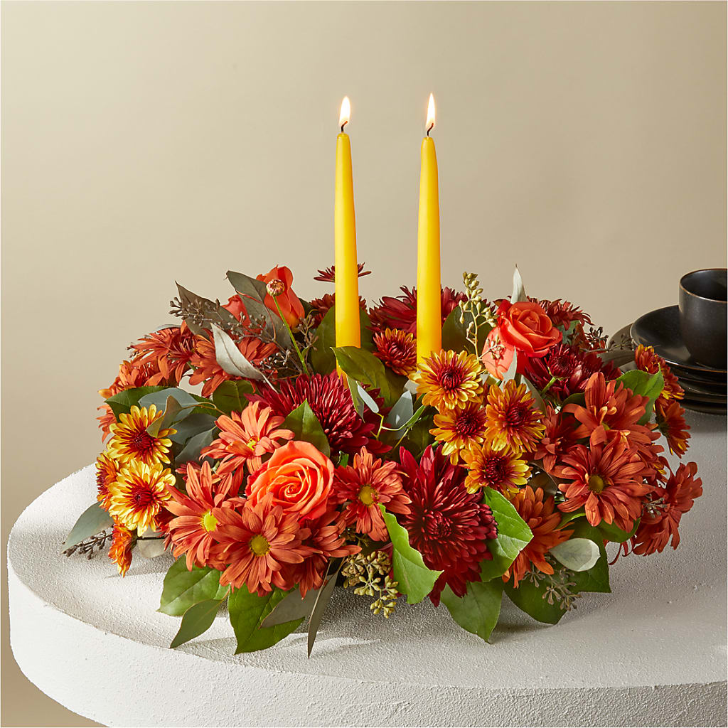 Ember Banquet Centerpiece – SCOTT'S FLOWERS, Amarillo TX