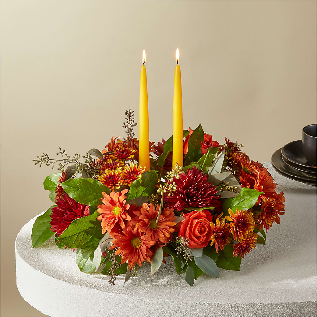 Ember Banquet Centerpiece – SCOTT'S FLOWERS, Amarillo TX