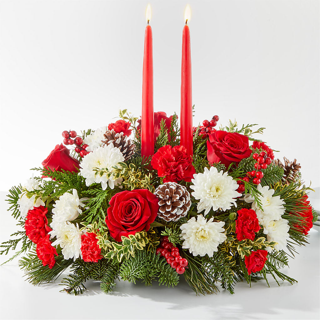 Holiday Soiree Centerpiece – SCOTT'S FLOWERS, Amarillo TX