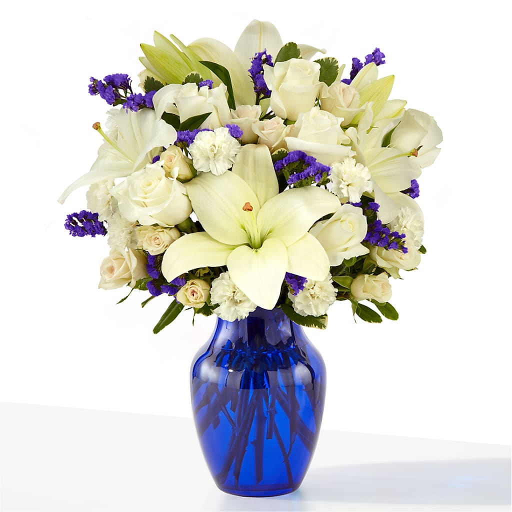 Sapphire Rush Bouquet – SCOTT'S FLOWERS, Amarillo TX
