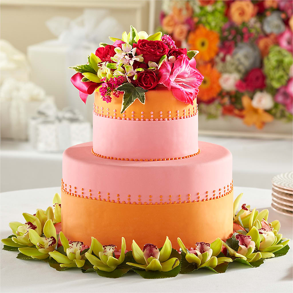 Sweet Citrus Cake Decor – SCOTT'S FLOWERS, Amarillo TX