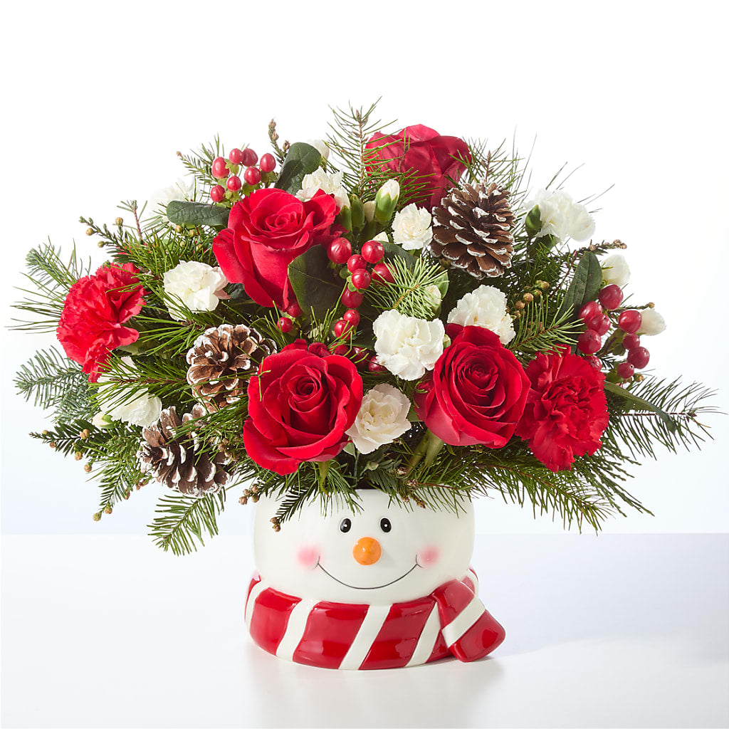 Jolly Snowman Bouquet – SCOTT'S FLOWERS, Amarillo TX