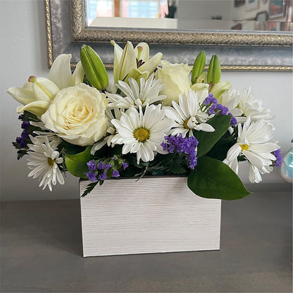 Beyond Blue Box Bouquet – SCOTT'S FLOWERS, Amarillo TX