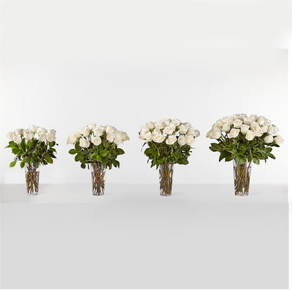 Long Stem White Rose Bouquet – SCOTT'S FLOWERS, Amarillo TX