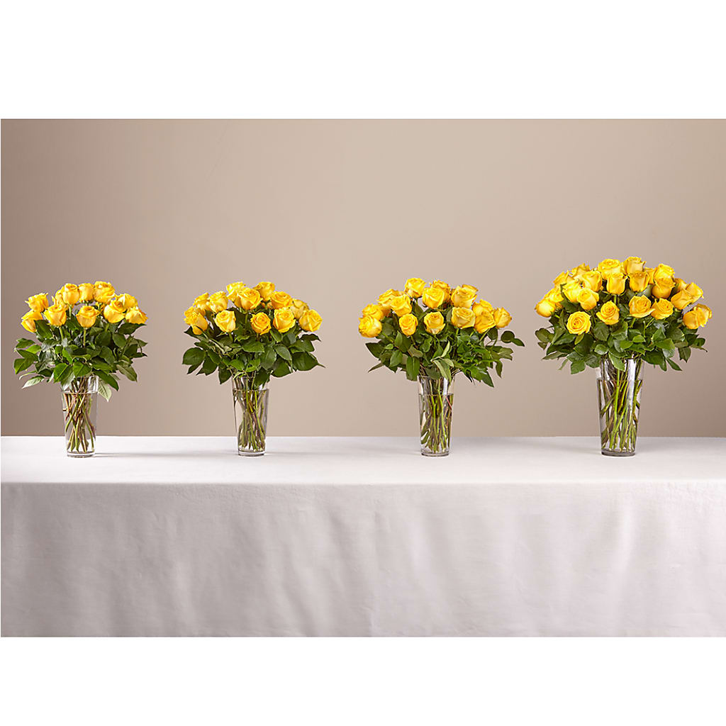 Long Stem Yellow Rose Bouquet – SCOTT'S FLOWERS, Amarillo TX