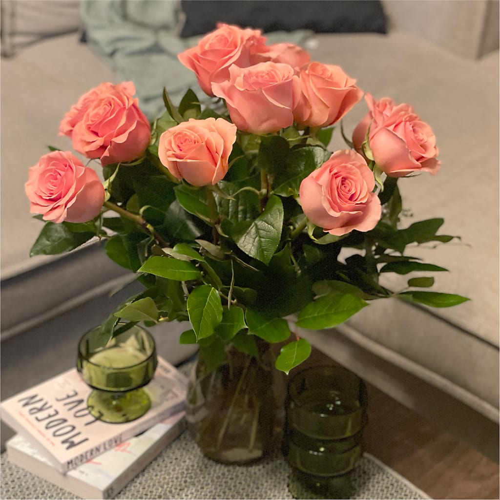 Long Stem Pink Rose Bouquet – SCOTT'S FLOWERS, Amarillo TX
