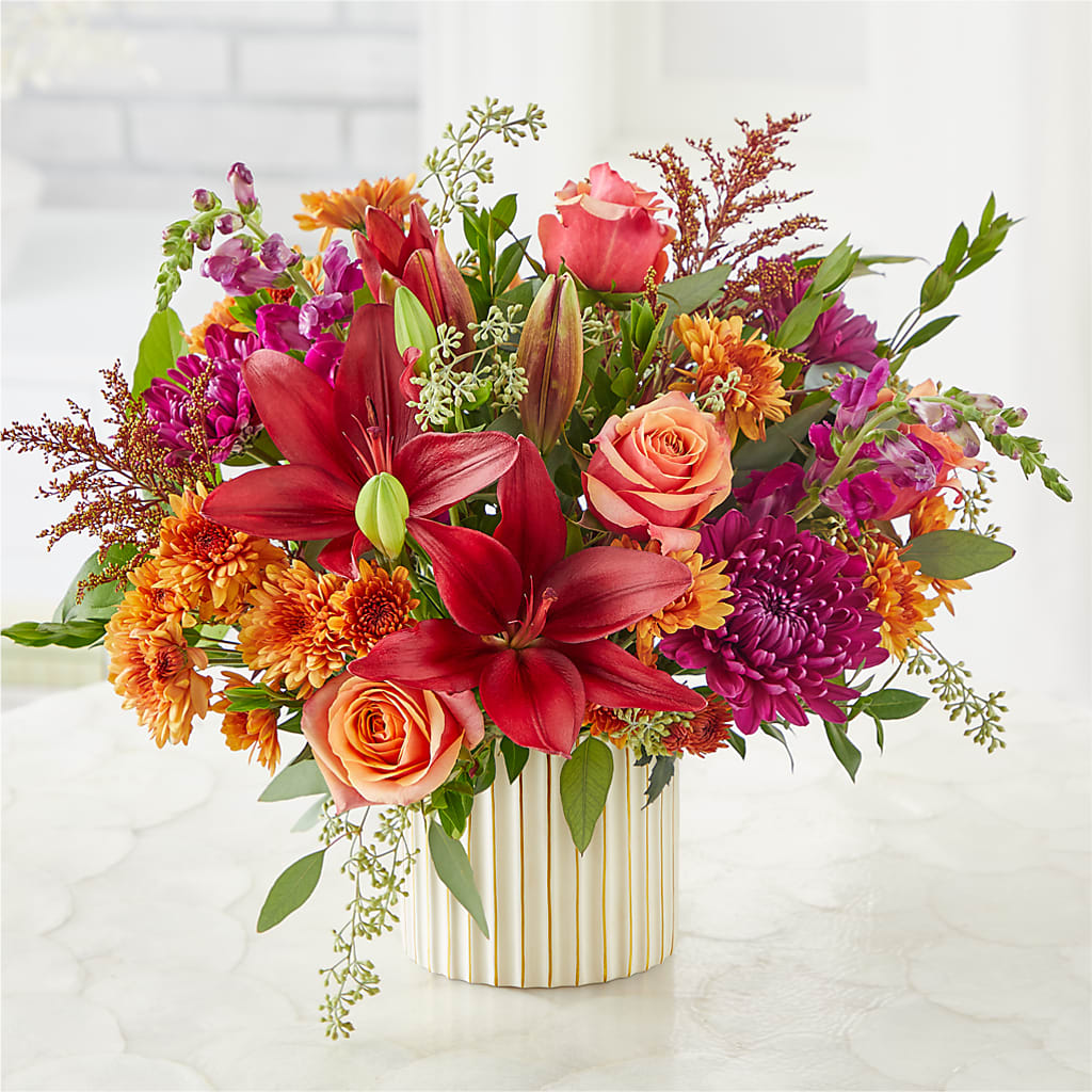 Burgundy Landscape Bouquet – SCOTT'S FLOWERS, Amarillo TX