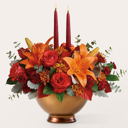 Fruits of Fall Centerpiece – SCOTT'S FLOWERS, Amarillo TX
