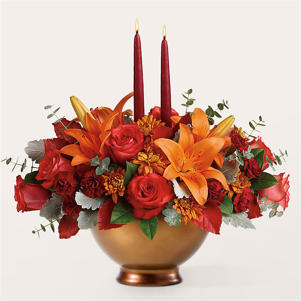 Fruits of Fall Centerpiece – SCOTT'S FLOWERS, Amarillo TX