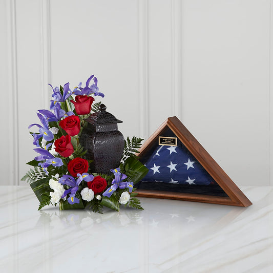 Patriotic Tribute Arrangement – SCOTT'S FLOWERS, Amarillo TX
