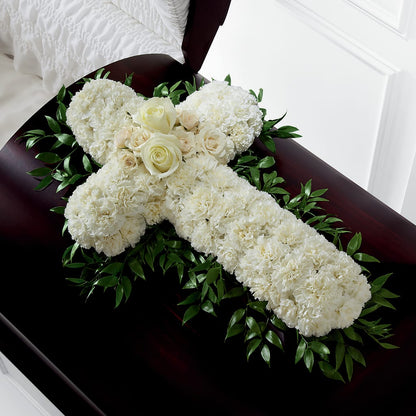Peaceful Memories Casket Spray (Standard) – SCOTT'S FLOWERS, Amarillo TX