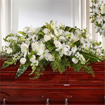 Abundance Casket Spray – SCOTT'S FLOWERS, Amarillo TX