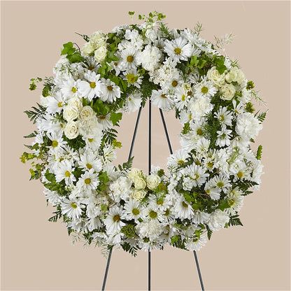 Faithful Wishes Wreath – SCOTT'S FLOWERS, Amarillo TX