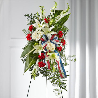 Stars of Life Standing Spray – SCOTT'S FLOWERS, Amarillo TX