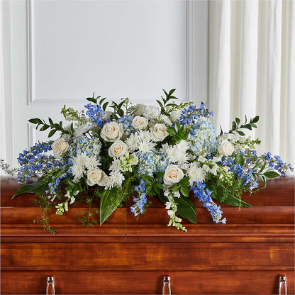 Timeless Essence Casket Spray – SCOTT'S FLOWERS, Amarillo TX